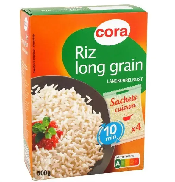 Riz long grain étuvé