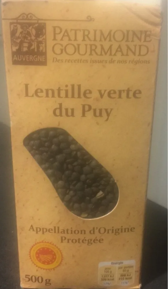 Lentilles Vertes Du Puy A.o.p