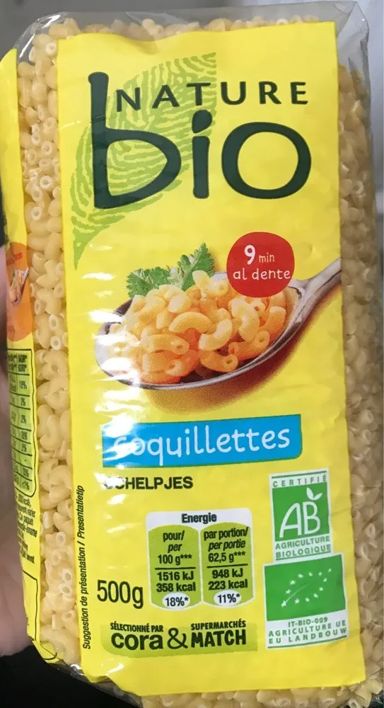 Nature Bio Pâtes - Coquillettes