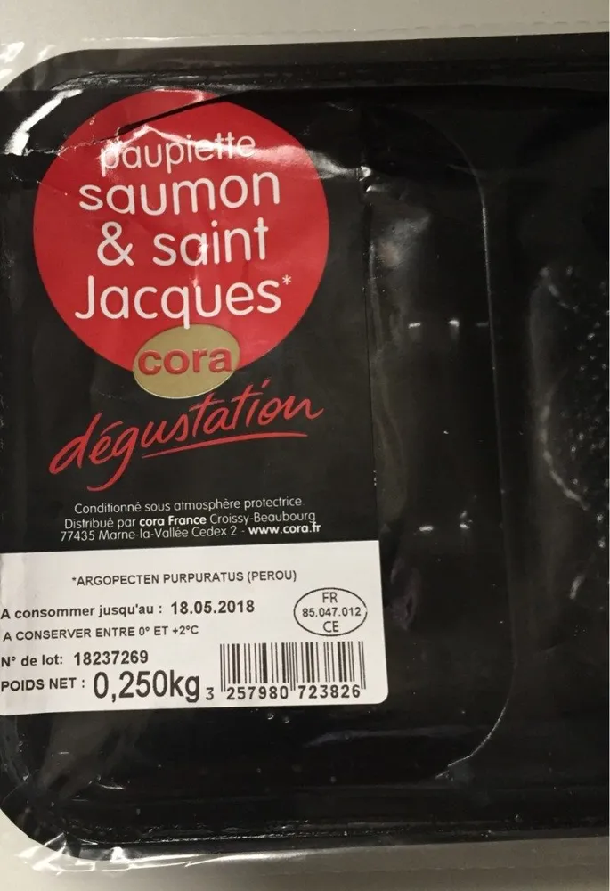 Paupiette Saumon & St Jacques