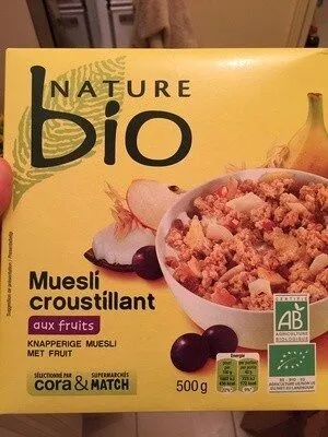 Muesli croustillant aux fruits bio