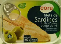 Filet de sardines à l'huile d'olive vierge extra