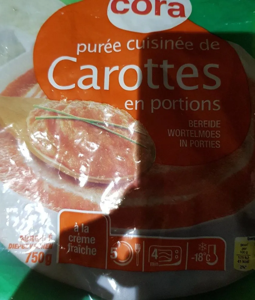 Purée De Carottes Cuisinée