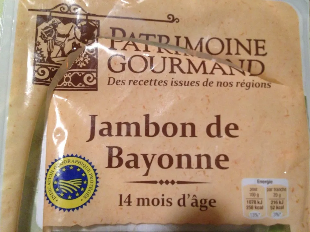 Jambon De Bayonne Igp (14 Mois D'âge)