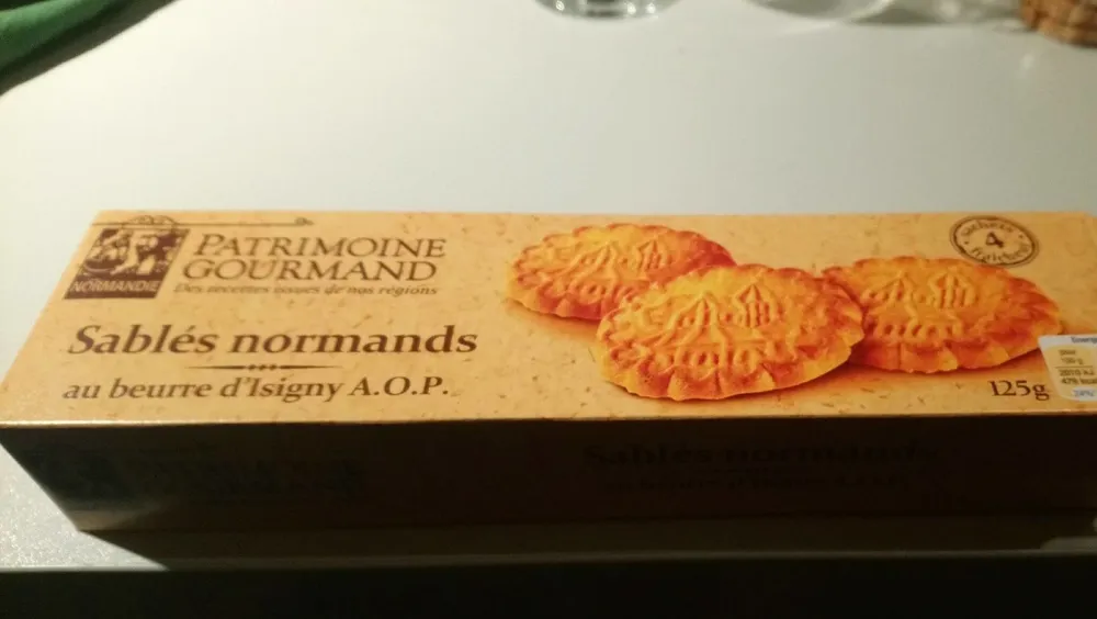 Sablés normands au beurre d'Isigny AOP