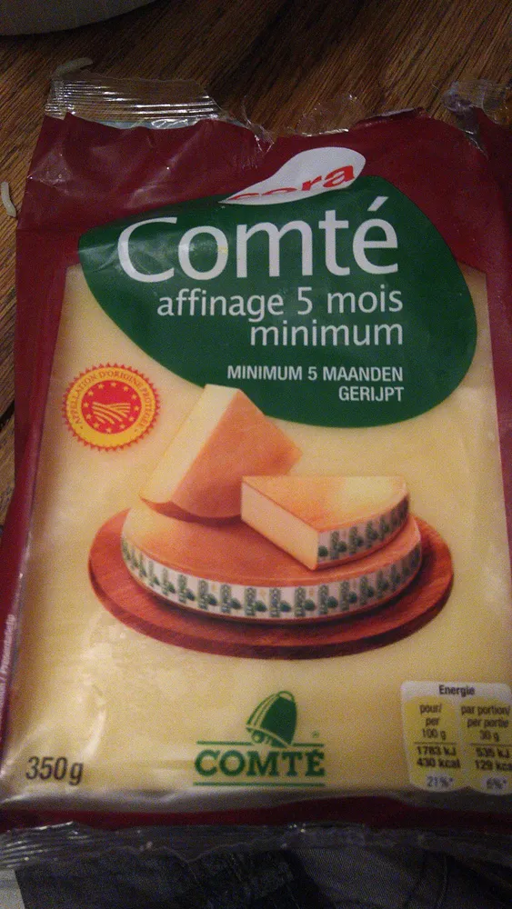 Comté Au Lait Cru Extra Bande, 5 Mois