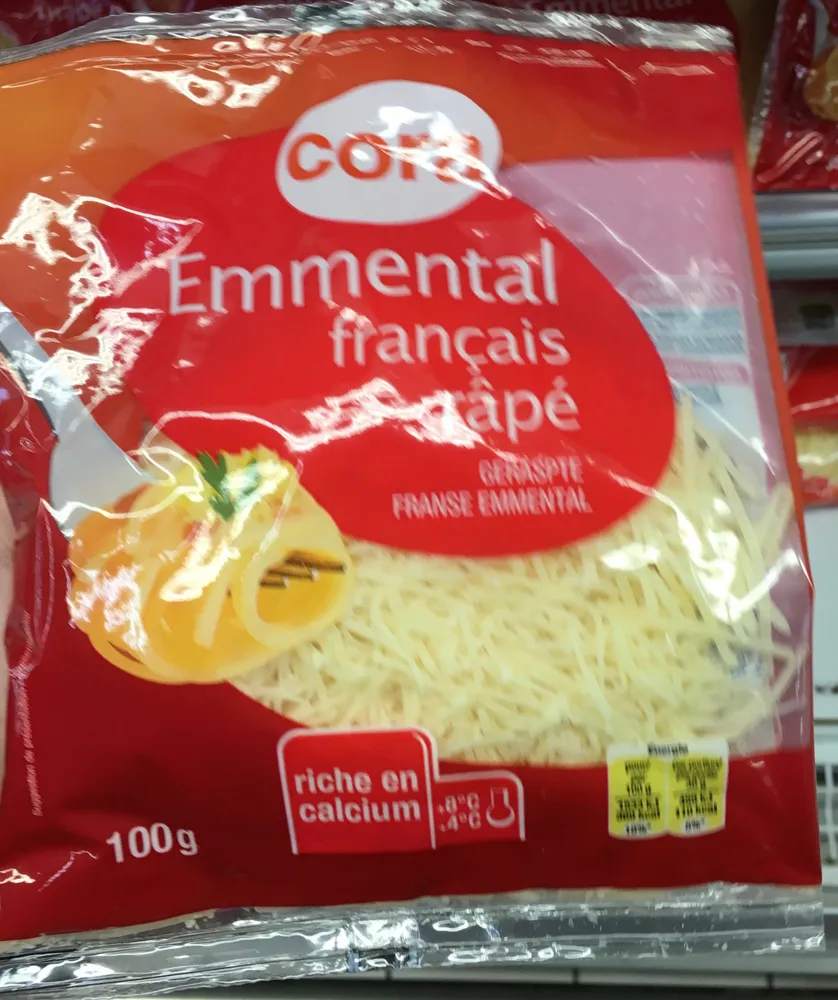 Emmental français râpé