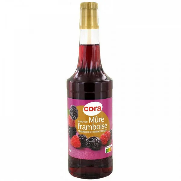 Sirop de mûre framboise