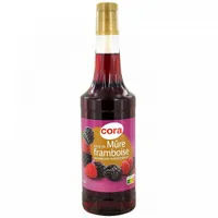 Sirop de mûre framboise