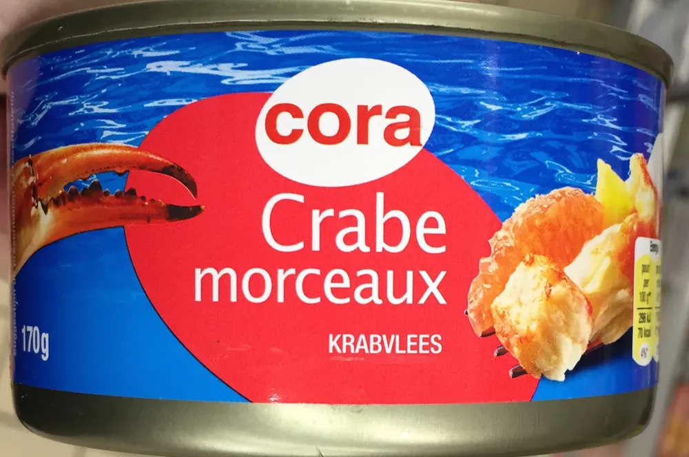 Crabe morceaux