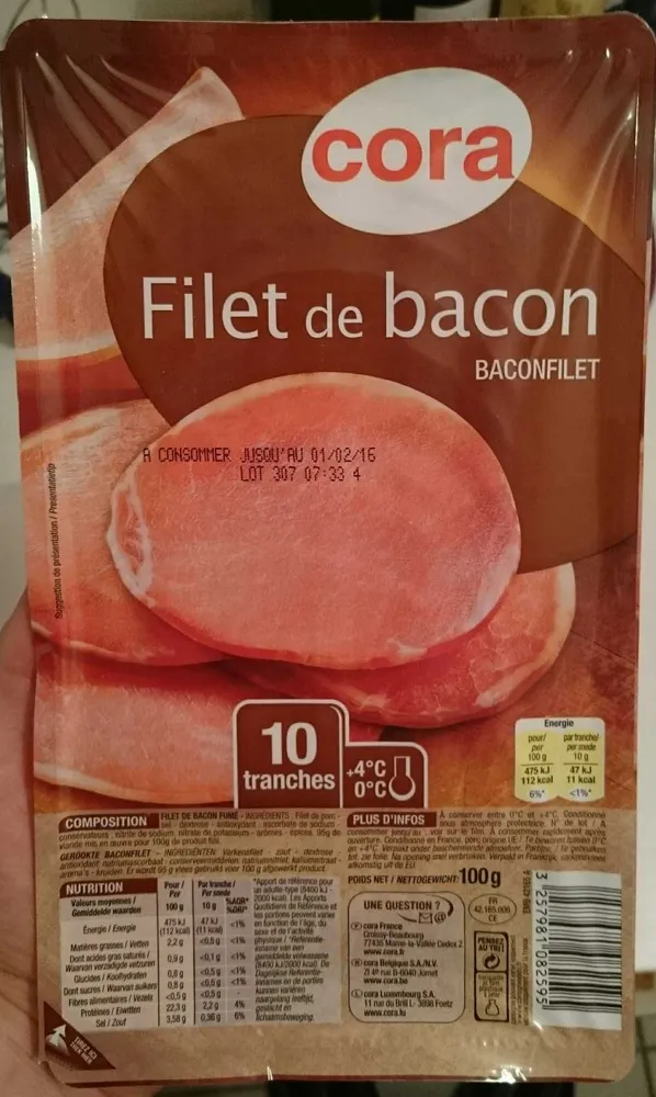 Filet de bacon