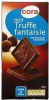 Chocolat noir 48% fourre truffe fantaisie et aux eclats de fe...
