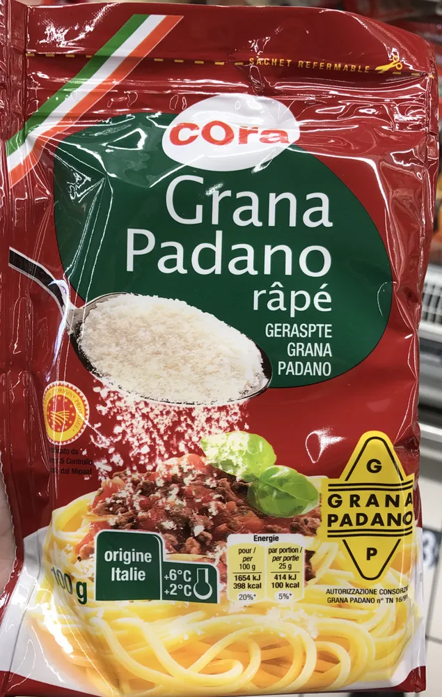 Grana Padano râpé