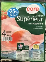 Jambon supérieur sans couenne (-25% de sel)