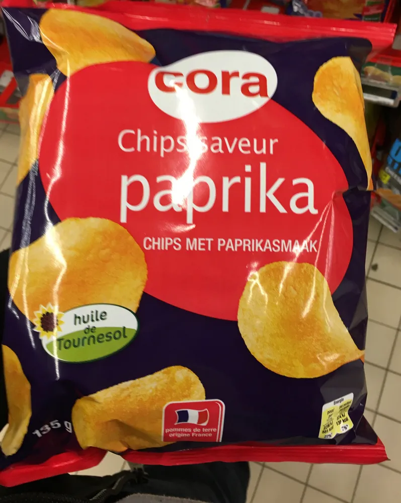 Chips saveur paprika