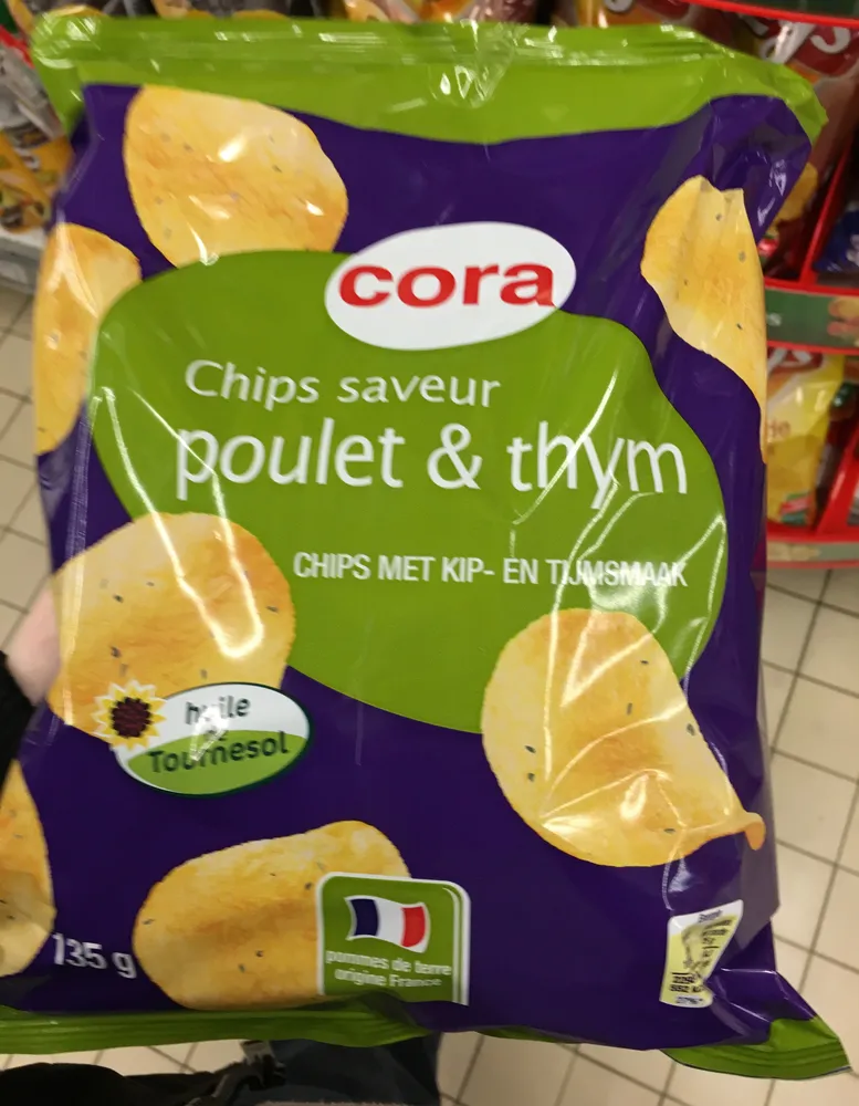 Chips saveur poulet & thym