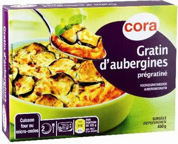 Gratin d'aubergines prégratiné