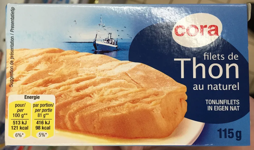 Filets de Thon au naturel