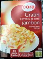 Gratin pommes de terre jambon à la crème fraîche