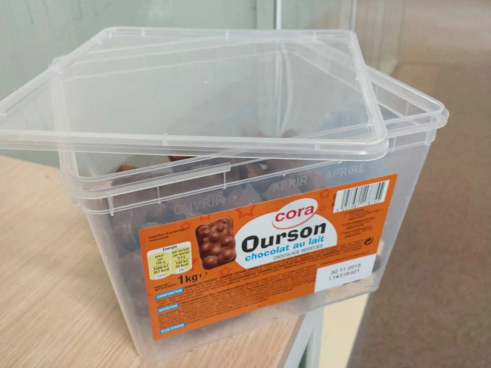 Ourson, chocolat au lait