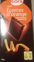 Chocolat noir écorces d'orange