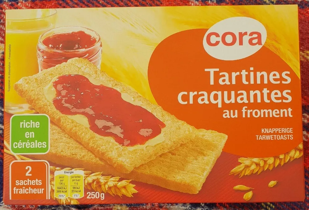 Tartines craquantes au froment 250 g