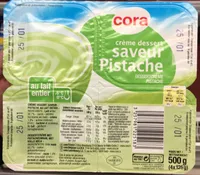 Crème dessert saveur pistache