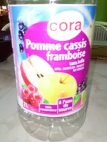 Boisson pomme cassis framboise
