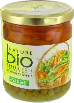 Petits Pois Très Fin Et Jeunes Carottes 265 Grammes