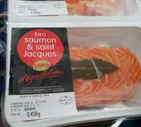 Farci saumon et saint Jacques