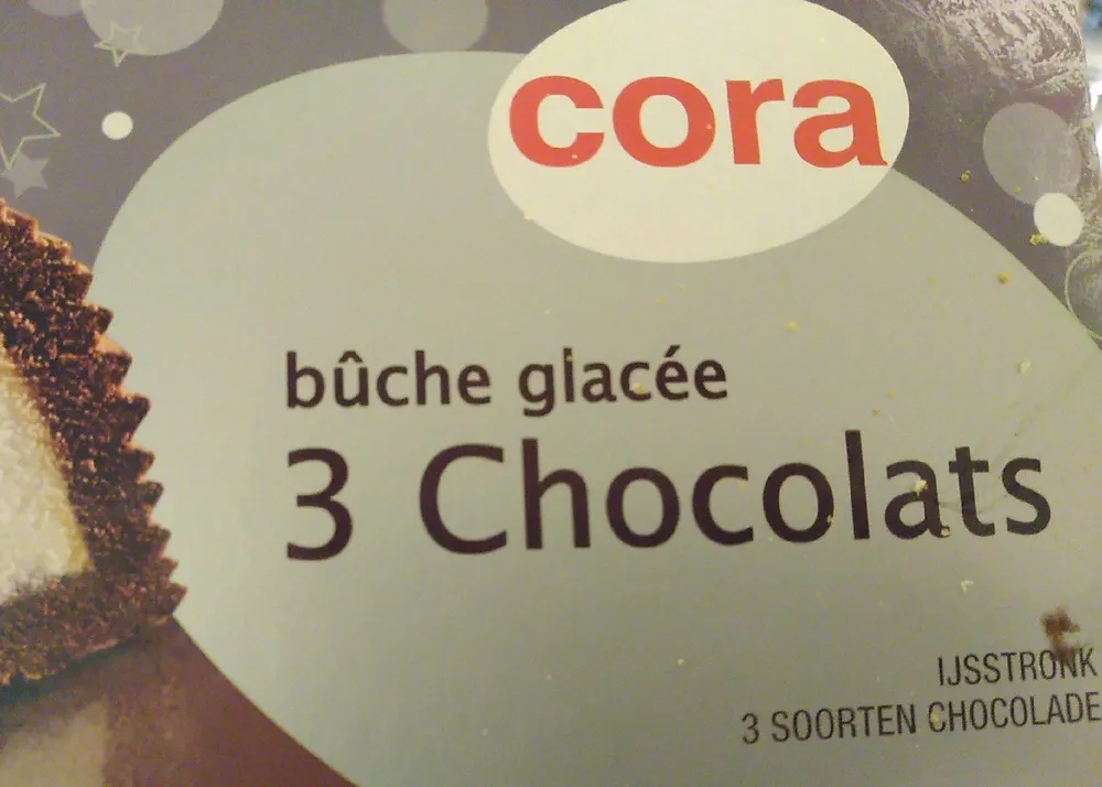Bûche glacée 3 Chocolats
