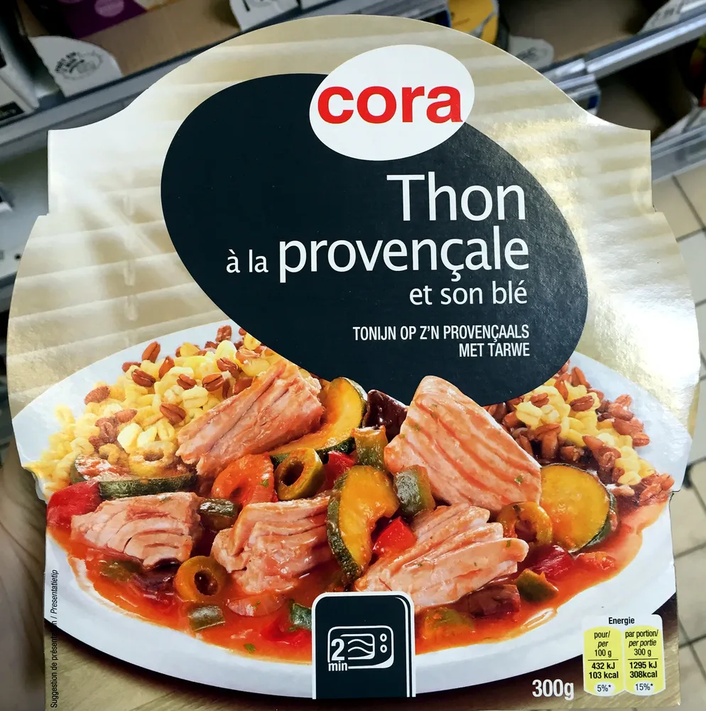 Thon à la provençale et son blé