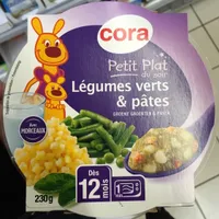 Petit plat du soir, Légumes verts & pâtes