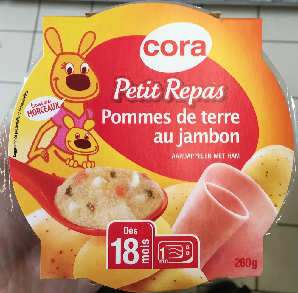Petit Repas Pommes de terre au jambon
