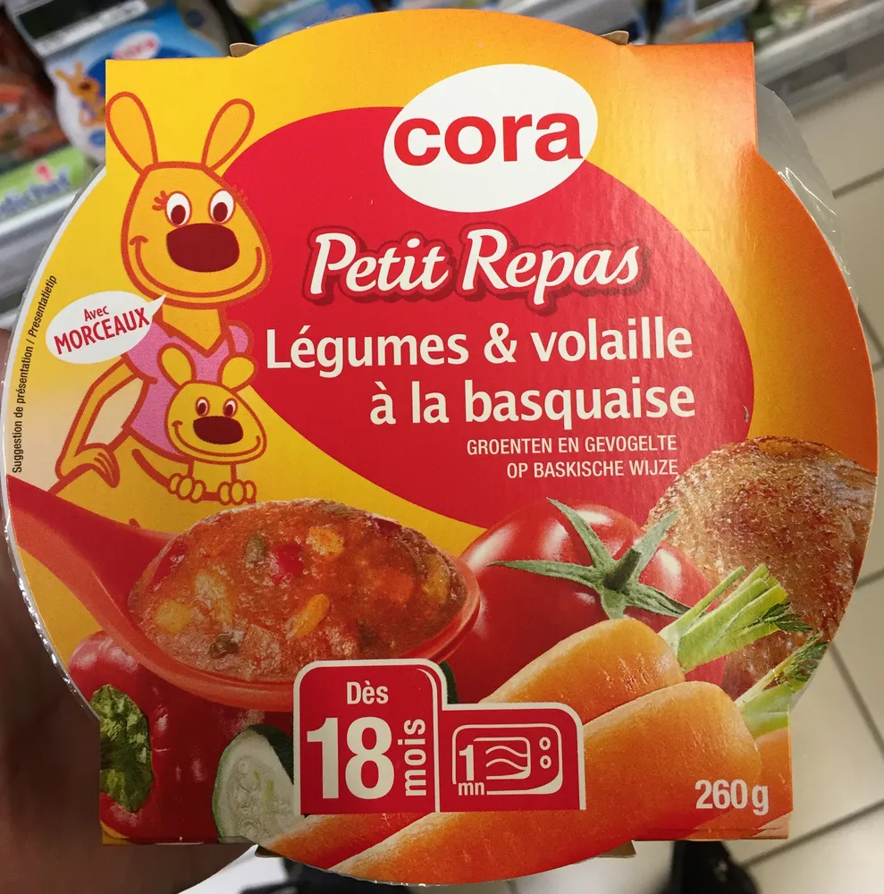 Petits repas - Légumes & Volaille à la basquaise