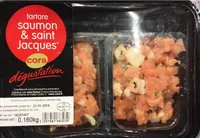 Tartare Saumon et Saint Jacques*