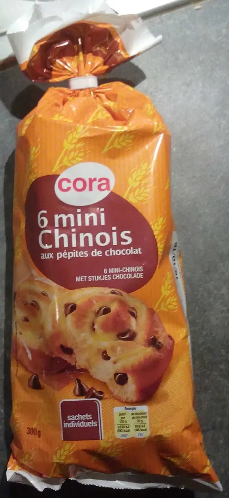 6 Mini Chinois aux Pépites de Chocolat