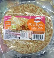 10 crêpes sucrées saveur vanille