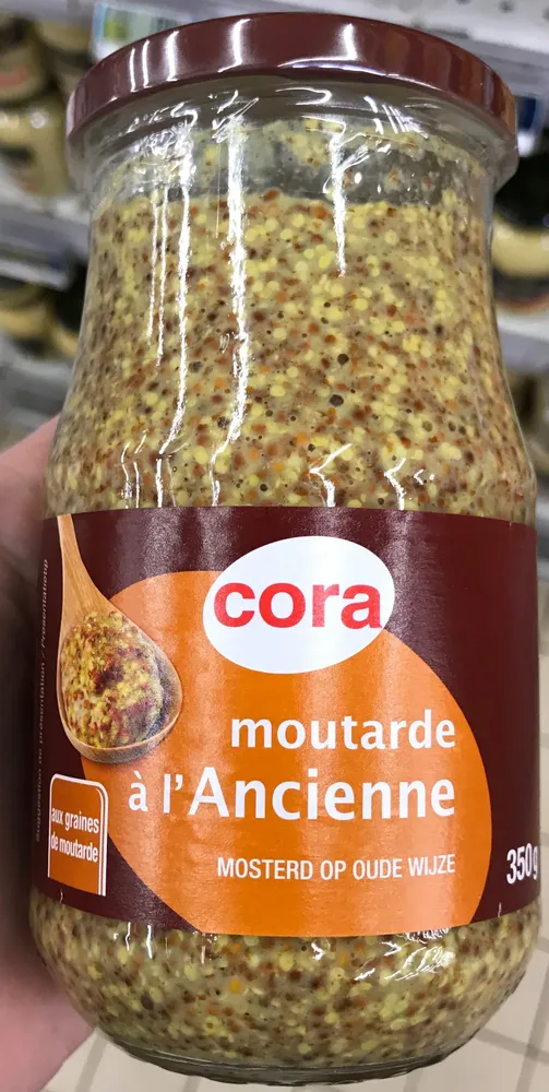 Moutarde à l'ancienne aux graines de moutarde