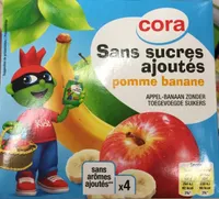 Sans sucres ajoutés, Pomme Banane (x 4)