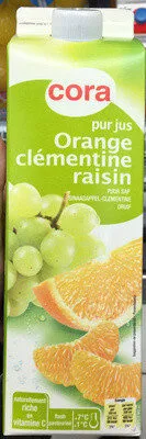 Pur jus Orange Clémentine Raisin