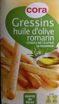 Gressins huile d'olive 7 % romarin