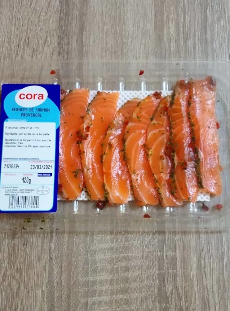 Émincés de saumon provencal