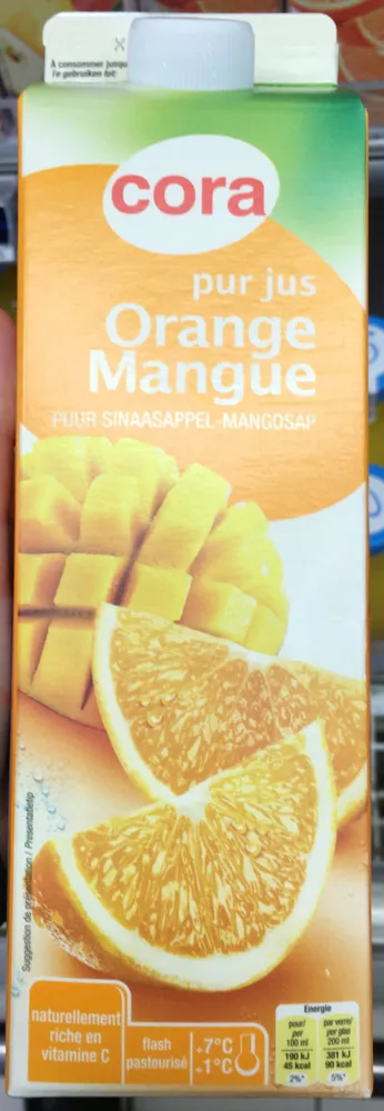 Pur jus Orange Mangue