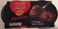Mousse sur ganache chocolat