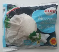 Mozzarella di Bufala Campana AOP (25% MG) - 210 g - Cora