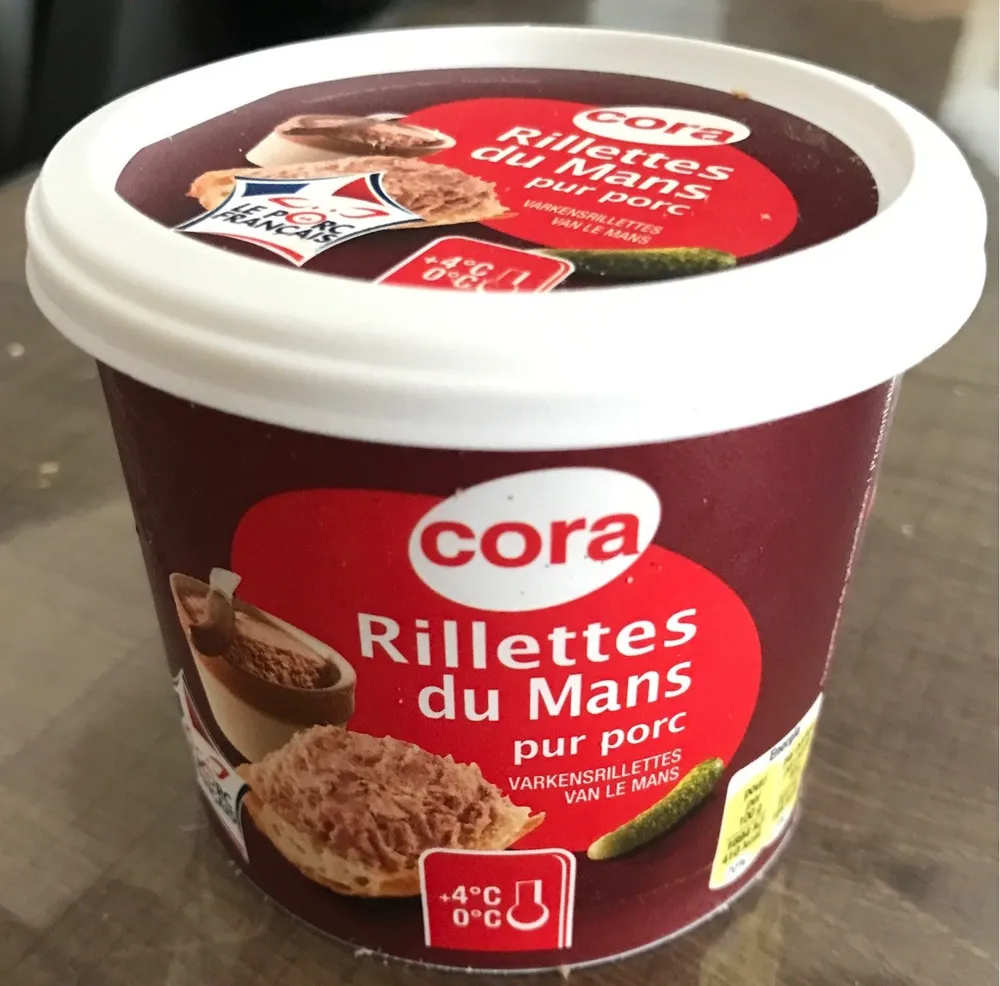 Rillettes du mans pur porc
