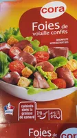 Foies de volailles confit