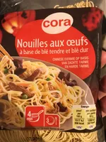 Pâtes Chinoises Aux Œufs, 250 Grammes, Marque Cora