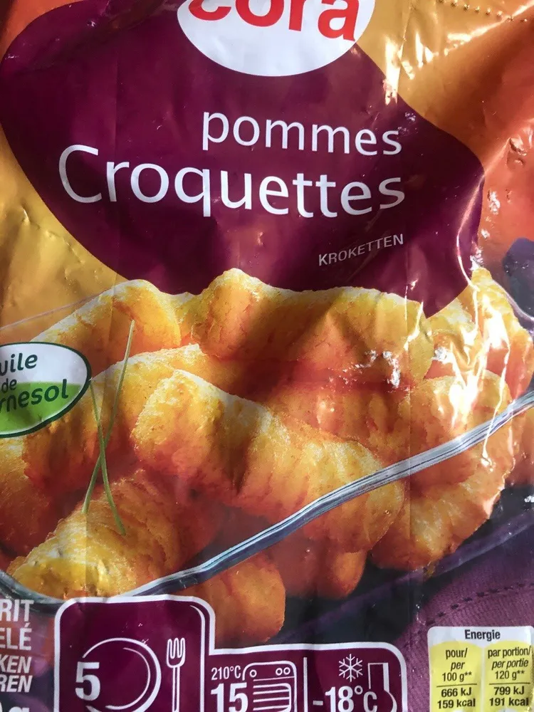 Pommes De Terre Croquettes 600 Grammes
